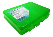 Коробка ТРИ КИТА для воблеров и балансиров ВБ-3 зелен 2-х стор(5+5отд) 200*170*45мм