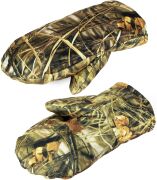 Варежки камуф. мех. мембр. алова лес