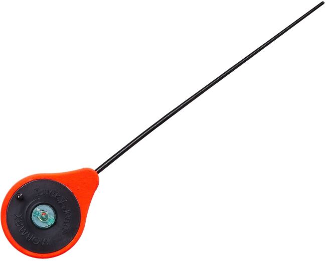 Удочка-балалайка зимняя Lucky John MORMAX 24см красная