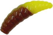 Силиконовая приманка COOL PLACE Maggot Stretch 1.6" Сыр #20 Коричневый/Желтый Силиконовая приманка COOL PLACE Maggot Stretch 1.6" Сыр #20 Коричневый/Желтый
