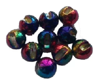 Вольфрамовая головка с вырезом TSR BH 3.8мм 0.55гр #Rainbow 10шт/уп Вольфрамовая головка с вырезом TSR BH 3.8мм 0.55гр #Rainbow 10шт/уп