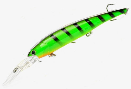 Воблер Grows Culture Deep Walleye Bandits GC1396-120 #15 green & balck strip Воблер Grows Culture Deep Walleye Bandits GC1396-120 #15 green & balck strip