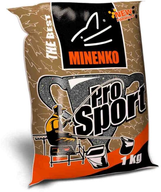 Прикормка MINENKO PRO Sport Base Competition Super Black (aroma free) 1кг Прикормка MINENKO PRO Sport Base Competition Super Black (aroma free) 1кг