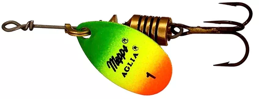 Блесна вращающаяся MEPPS Aglia OR/TIGER №1 3,5гр