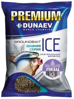 Прикормка DUNAEV Ice-Pellets 0.9кг, 4мм Лещ Прикормка DUNAEV Ice-Pellets 0.9кг, 4мм Лещ