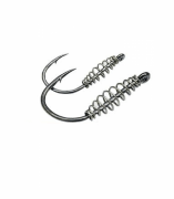 Крючок OWNER 53125-10 Spring CCN with Eye колечко черн.хром кован пружинка 6шт/уп