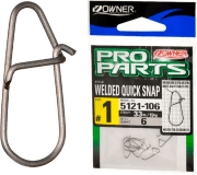 Застежка OWNER 5121-106 Welded Quick Snap №1 33lb/15кг стальной 6шт/уп Застежка OWNER 5121-106 Welded Quick Snap №1 33lb/15кг стальной 6шт/уп