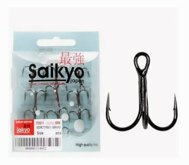 Крючок тройной SAIKYO 7001 BN №10 10шт/уп Крючок тройной SAIKYO 7001 BN №10 10шт/уп