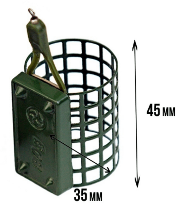 Кормушка ЛИМАН Feeder Sport круглая крашенная смещ.центр б/дна 120гр Кормушка ЛИМАН Feeder Sport круглая крашенная смещ.центр б/дна 120гр