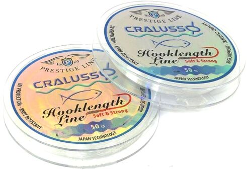 Леска монофил CRALUSSO Hooklength Prestige 50м 0.201мм 5.71кг Леска монофил CRALUSSO Hooklength Prestige 50м 0.201мм 5.71кг