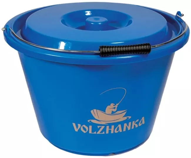 Ведро "Волжанка" пластиковое с крышкой 17л Ведро "Волжанка" пластиковое с крышкой 17л