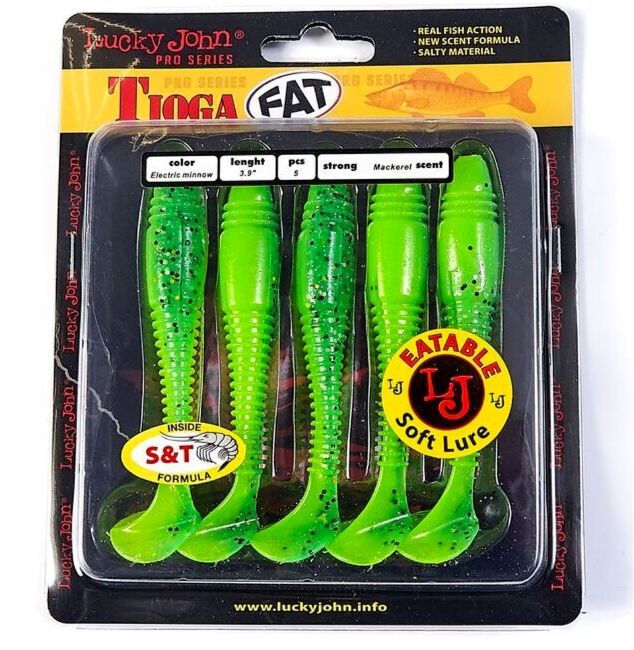 Виброхвост LUCKY JOHN Pro Series Tioga FAT 4.5" 114мм #T18 4шт/уп 140147-T18 Виброхвост LUCKY JOHN Pro Series Tioga FAT 4.5" 114мм #T18 4шт/уп 140147-T18