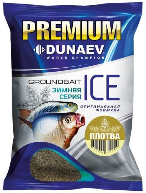 Прикормка DUNAEV Ice Premium 0.9кг Плотва
