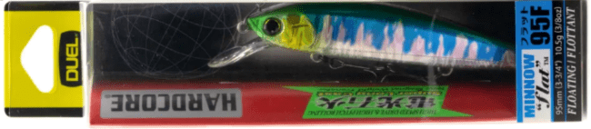 Воблер DUEL Hardcore Minnow Flat 95F 95мм 10.5гр 0.0-0.5м F1126-HOK