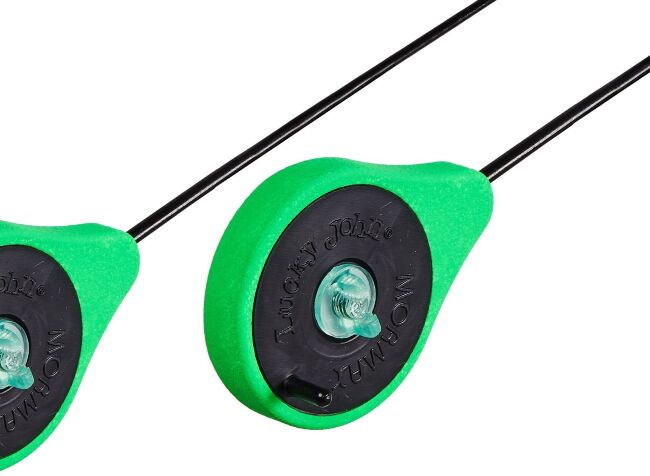 Удочка-балалайка зимняя Lucky John MORMAX 24см зелёная