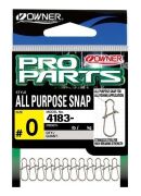 Застежка OWNER 4183-00 PRO Parts All Purpose Snap №0 9.6кг стальной 12шт/уп