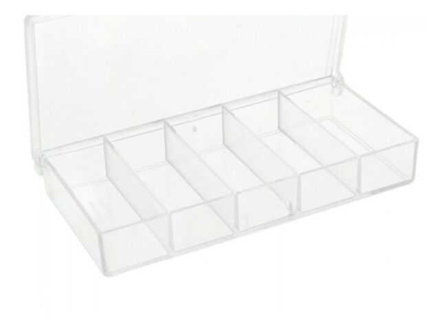 Коробочка ТРИ КИТА СВ-01 с магнитами 5 отделений 100*50*17мм Коробочка ТРИ КИТА СВ-01 с магнитами 5 отделений 100*50*17мм