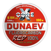 Флюорокарбон DUNAEV X-Core Fluorocarbon 100% RED 100м 0.104мм 0.95кг Флюорокарбон DUNAEV X-Core Fluorocarbon 100% RED 100м 0.104мм 0.95кг