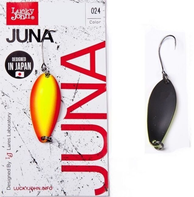 Блесна колеблющаяся Lucky John JUNA длин.30мм/02,5г 024 LJJU25-024