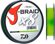 Плетёный шнур DAIWA J-Braid X8 150м 0.24мм 18.0кг флуор-желтый Плетёный шнур DAIWA J-Braid X8 150м 0.24мм 18.0кг флуор-желтый