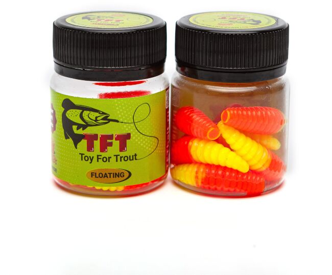 TFT Приманка силиконовая 38 мм. KUKA Цвет: K-19 Red Orange-Шартрез, Аромат: Сыр, 10шт. TFT Приманка силиконовая 38 мм. KUKA Цвет: K-19 Red Orange-Шартрез, Аромат: Сыр, 10шт.