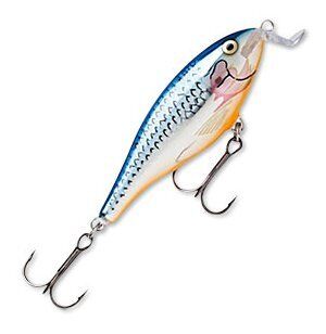 Воблер RAPALA Shallow Shad Rap плавающий 5см 5гр 0.9-1.8м SSR05-SB