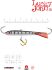 Балансир Lucky John CLASSIC 8 с тр. 80мм/12HRT блистер Балансир Lucky John CLASSIC 8 с тр. 80мм/12HRT блистер