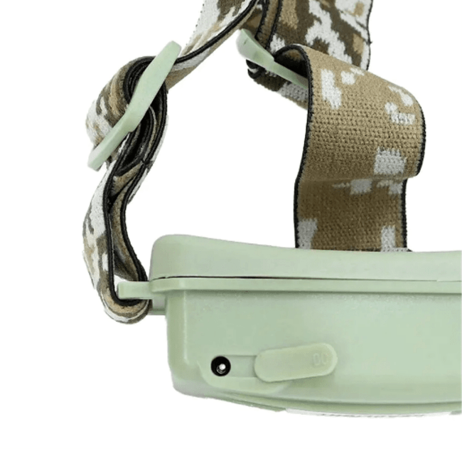 Фонарь налобный YYC-002M-2, 2 аккум.,2 зарядки, UV-свет