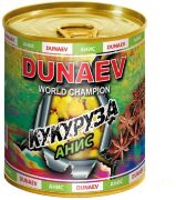Добавка для прикормки металлобанка DUNAEV Кукуруза Анис 320мл Добавка для прикормки металлобанка DUNAEV Кукуруза Анис 320мл