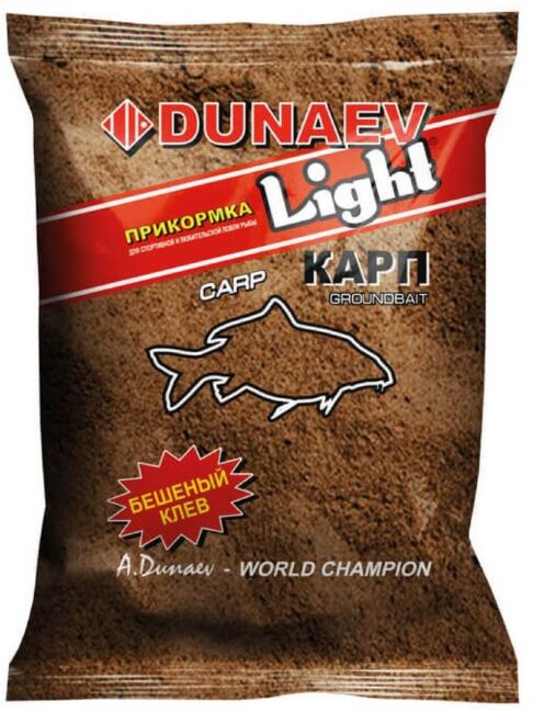 Прикормка DUNAEV Light 0.75кг Карп