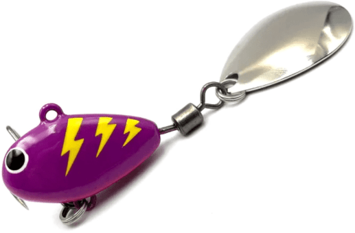 Тэйл-спиннер UF STUDIO Harricane 21гр 30мм #Violet Flash UV Тэйл-спиннер UF STUDIO Harricane 21гр 30мм #Violet Flash UV