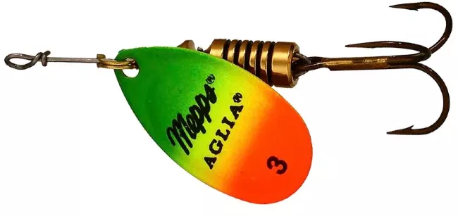 Блесна вращающаяся MEPPS Aglia OR/TIGER №3 6,5гр Блесна вращающаяся MEPPS Aglia OR/TIGER №3 6,5гр