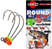 Джиг-головка вольфрам HIKO Round Magic крючок: MG-3 №6, 0.30гр, #Оранжевый 3шт/уп Джиг-головка вольфрам HIKO Round Magic крючок: MG-3 №6, 0.30гр, #Оранжевый 3шт/уп