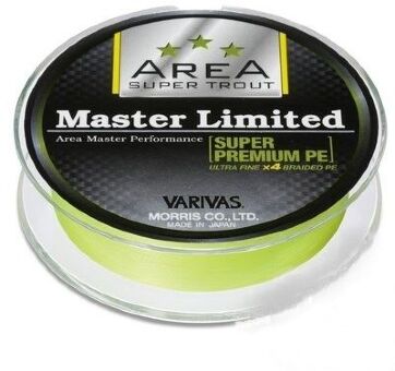 Плетёный шнур Varivas Area Super Trout Master Limited Premium PE 75м #0.3/ 0.09мм 7lb/3.2кг yellow Плетёный шнур Varivas Area Super Trout Master Limited Premium PE 75м #0.3/ 0.09мм 7lb/3.2кг yellow