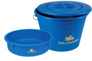 Ведро "Волжанка" пластиковое с крышкой и тазиком 25л Ведро "Волжанка" пластиковое с крышкой и тазиком 25л
