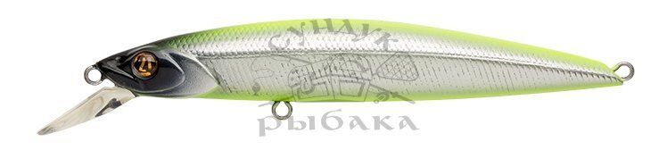 Воблер PONTOON21  Cablista 105SP-SR 105мм 13.9гр  0,4-0,6м 702 Alumina Fresh Green SH