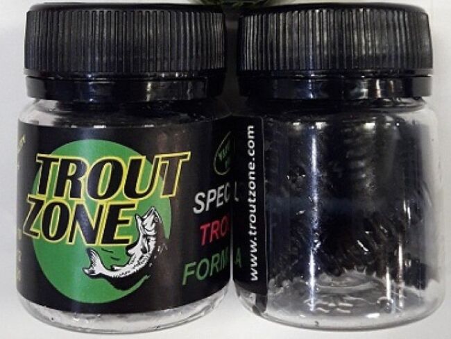 Силиконовая приманка TROUT ZONE Ribber Pupa 1.8" черный сыр/щербет 10шт/уп Силиконовая приманка TROUT ZONE Ribber Pupa 1.8" черный сыр/щербет 10шт/уп