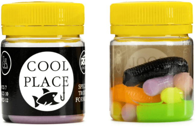 Силиконовая приманка COOL PLACE  Buk Floating Stretch 6.5см" Сыр MIX1 7шт/уп