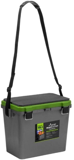 Ведро-стул ТОНАР серый/салатовый 19л. 38х32х26см до 130кг. (T-VS-GG) Ведро-стул ТОНАР серый/салатовый 19л. 38х32х26см до 130кг. (T-VS-GG)