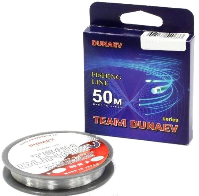 Леска монофил TEAM DUNAEV 50м 0.285мм 6.00кг прозрачная Леска монофил TEAM DUNAEV 50м 0.285мм 6.00кг прозрачная