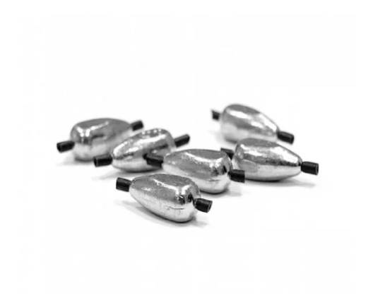 Груз ТУЛА капля на кембрике силикон 0,3г. 12шт/уп ГКС-003