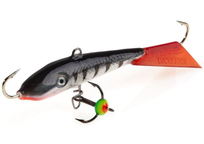 Балансир Lucky John FIN 4 с тройником 60мм 11гр/12HRT блистер 71413-12HRT