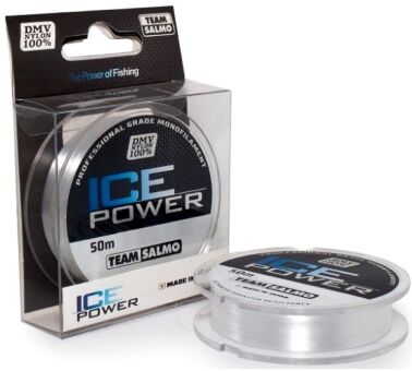 Леска монофил Team SALMO Ice Power 50м 0.142мм 1.594кг прозрачная Леска монофил Team SALMO Ice Power 50м 0.142мм 1.594кг прозрачная