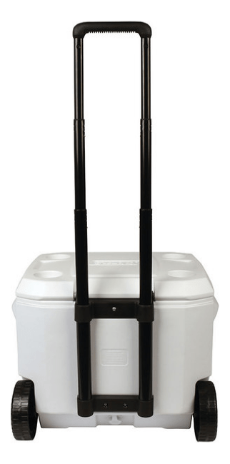 Контейнер изотермический Колеман 50 Кварт Марин Колесный (две ручки,перегородка. цвет белый, кювета, объем 47 л, 2 колеса)