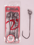 Джиг-головка BARBARIAN кр. 12/0 20гр. уп.5шт. Джиг-головка BARBARIAN кр. 12/0 20гр. уп.5шт.