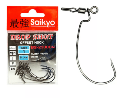 Крючки Saikyo BS-2330 Drop Shot BN №1 5шт/уп Крючки Saikyo BS-2330 Drop Shot BN №1 5шт/уп