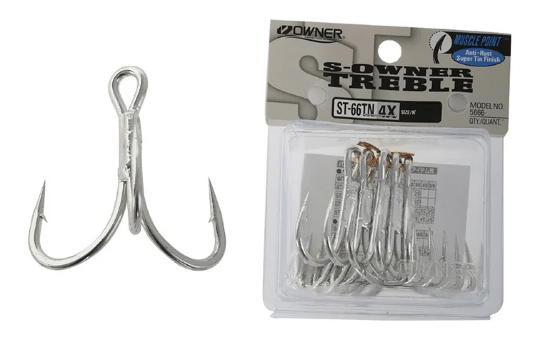 Крючок тройной OWNER 5666TN-3/0 ST-66TN олово кован 6шт/уп