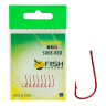 Крючок FISH SEASON Sode-Ring №4 колечко красный 9шт/уп 10006-R04F