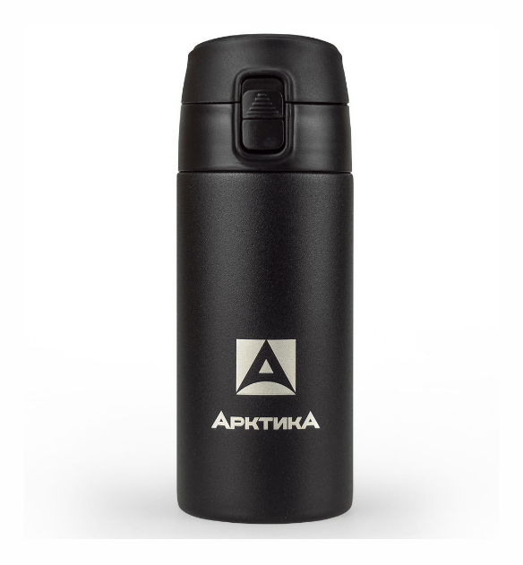 Термос АРКТИКА 705-350 карманный питьевой 0.35л черный