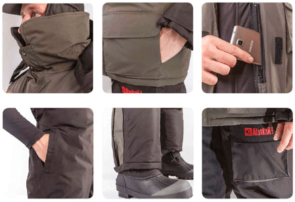 Костюм зимний ALASKAN Russian Mission FS хаки/коричневый L AWSRMFSL